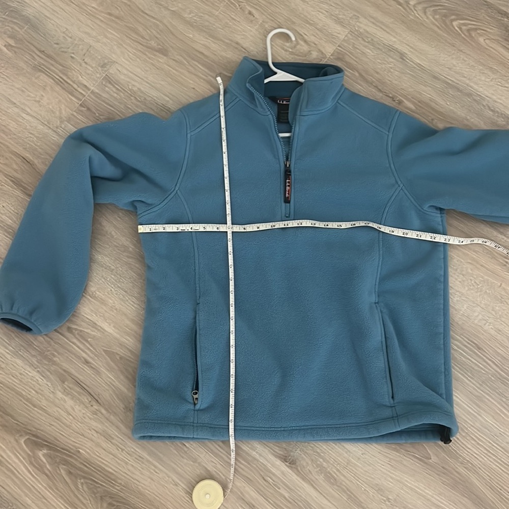 L.L. Bean Quarter Zip Fleece L - Picture 5 of 8
